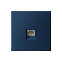 Розетка компьютерная ArtGallery RJ45 кат.6A механизм аквамарин | код GAL001186 | Systeme Electric