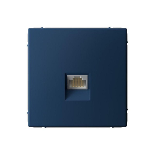 Розетка компьютерная ArtGallery RJ45 кат.6A механизм аквамарин | код GAL001186 | Systeme Electric