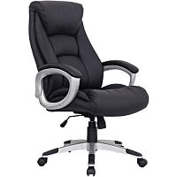 Кресло из натуральной кожи BRABIX Grand EX-500, черное | код 530861 | BRABIX