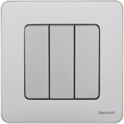 Выключатель 3-кл. Inspiria 10АХ 250В винтов. зажимы алюм. Leg 673542