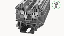DC2.5-QU-01P-11-00Z(H), Клемма винтовая DC, 2.5 мм.кв., 4C, серый, шт | код 11020000214 | DEGSON