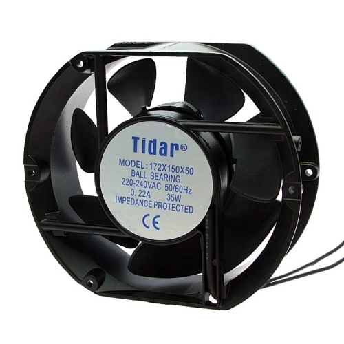 Осевой вентилятор AC TIDAR с подшипником качения, RQA, 172x150x50HBL, 220 В | код 56363 | Tidar