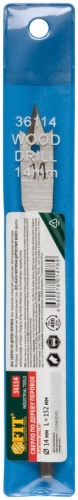 Сверло по дереву перовое 14x152 мм | код 36114 | FIT фото 3