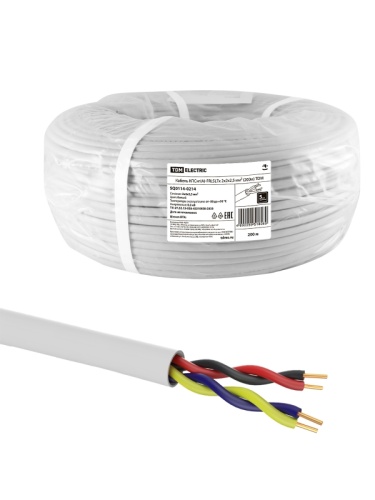 Кабель КПСнг(А)-FRLSLTx 2х2х2.5 мм (бухта 200м) ТРТС | код SQ0114-0214 | РЭМЗ ТМ