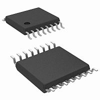 ADS1220IPWR, аналого-цифровой преобразователь Texas Instruments с интегрированными усилителем с программируемым коэффициентом усиления(PGA) и источником опорного напряжения, 24 бит, 4-х канальный, сигма- дельта, корпус TSSOP-16 | код 112055
