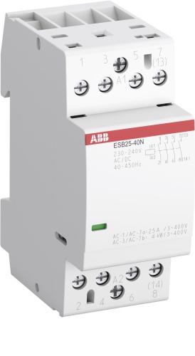 ESB25-31N-06 Контактор модульный (25А АС-1, 3НО+1НЗ), катушка 230В AC/DC | код 1SAE231111R0631 | ABB