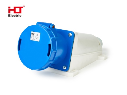 Розетка 133 стационарная 2Р+РЕ 63А 230В IP54 HLT | код 083-03-17 | HLT