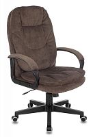 Кресло руководителя Бюрократ CH-868N Fabric коричневый Light-10 крестов. пластик | код 1644566 | БЮРОКРАТ