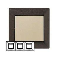 Рамка 3-м Valena горизонт. модерн | код. 770003 | Legrand