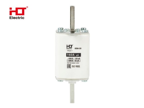 Плавкая вставка предохранителя ППН-35, габарит 1, 250/160А HLT | код 091-01-048 | HLT