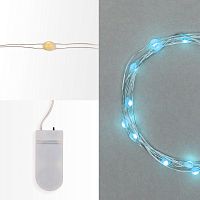 Гирлянда домашняя светодиодная Роса 2м 20LED светло-голубой | код 303-003 | Neon-Night