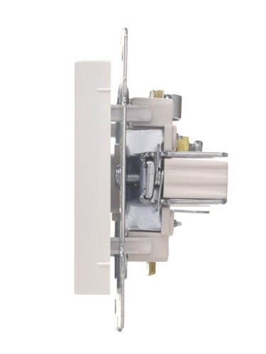 Vesna Розетка ТВ оконечная жемч бел перл | код 742-3088-130 | LEZARD фото 3 Vesna Розетка ТВ оконечная жемч бел перл | код 742-3088-130 | LEZARD фото 3