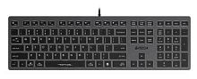Клавиатура A4Tech Fstyler FX60 серый USB slim LED (FX60 GREY / WHITE) | код 1789315 | A4TECH