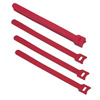 Cabeus CLAMP-210-RD Хомут для кабеля, липучка с мягкой застежкой, 210x14 мм, красный (10 шт.) | код 9365c | Cabeus