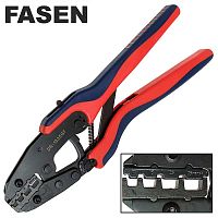 Кримпер для обжима кабельных наконечников FASEN DR-1035GF | код 109938 | Fasen