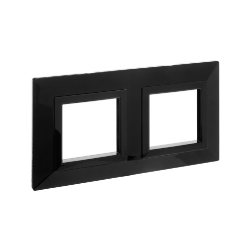 Рамка из металла, ''Avanti'', черная, 4 модуля | код 4402854 | DKC