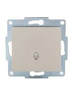 KARINA Кнопка звонка крем (10шт/120шт) | код 707-0388-103 | Lezard