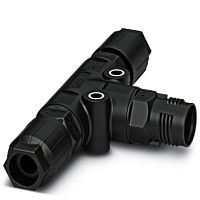Т-распределитель QPD T 2PE1,5 2X4-9 BK | код 1414711 | PHOENIX CONTACT