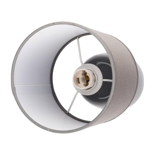 Светильник настольный JH2-02-gy E14 IP20 130х130х255мм керамика; ткань; PVC-пластик сер. JazzWay 5062320 фото 4 Светильник настольный JH2-02-gy E14 IP20 130х130х255мм керамика; ткань; PVC-пластик сер. JazzWay 5062320 фото 4