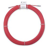 Cabeus Pull-S-3,5-150m Устройство для протяжки кабеля мини УЗК в бухте, 150м (стальной пруток в полиэтиленовой оболочке, диаметр 3,5 мм) | код 9893c | Cabeus