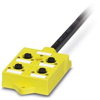Коробка датчика и исполнительного элемента PSR-SACB-4/4-L-10,0PUR-SD | код 2981884 | PHOENIX CONTACT