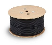 Cabeus FTP-4P-Cat.5e-SOLID-OUT-LSZH-UV-100 Кабель витая пара экранированная FTP (F/UTP), категория 5e, 4 пары (24 AWG), одножильный, экран - фольга, для внутренней и внешней прокладки (+75 C - -40 C), LSZH-UV (100 м) | код 7176c-5 | Cabeus