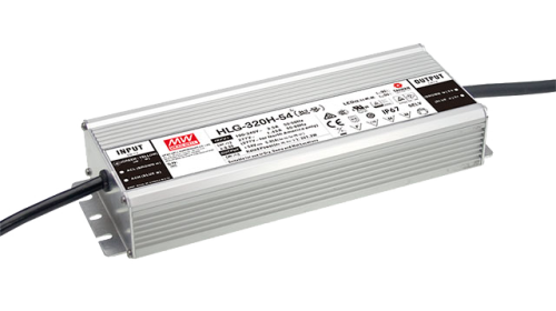 Источник питания AC-DC, 300Вт, IP65, вход 90…305В AC, 47…63Гц/127…431В DC, ККМ, выход 20В/15А, изоляция 3750В AC, в кожухе 252х90х43.8мм, -55…+70С, подстройка тока/напряжения | код HLGP-320H-20A | MeanWell