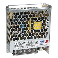 Блок питания OptiPower LRS 60-24 2.5A | код 328875 | КЭАЗ