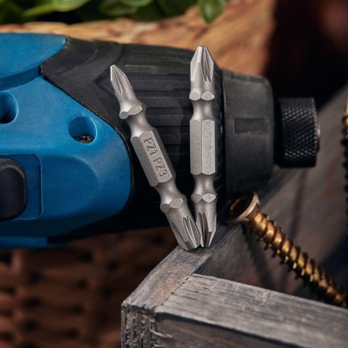 Мини-набор бит двусторонних PZ2xPZ2, PZ1xPZ3-50 мм (упак - 2 шт) | код. KR-92-0453 | Kranz фото 2 Мини-набор бит двусторонних PZ2xPZ2, PZ1xPZ3-50 мм (упак - 2 шт) | код. KR-92-0453 | Kranz фото 2