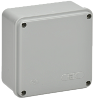 Коробка расп. КМ41260 о/п 100х100х50мм IP55 серая IEK | код UKO11-100-110-050-K41-55S | IEK