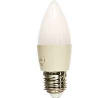 Лампа светодиодная LED 7вт E27 теплый матовая свеча (SBC3707) | код 55032 | SAFFIT