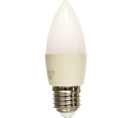 Лампа светодиодная LED 7вт E27 теплый матовая свеча (SBC3707) | код 55032 | SAFFIT