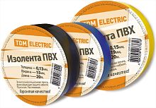 Изолента ПВХ профессиональная 0,18х19мм Красная 20м TDM | код SQ0526-0063 | TDM