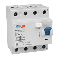 ВДТ без защиты от сверхтоков OptiDin DМ63-41100-AС-УХЛ4 (4P, 100, 10mA) | код 254230 | КЭАЗ