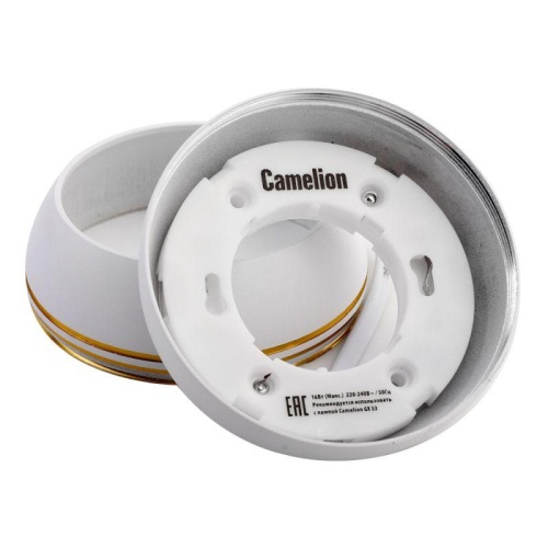 Светильник встраиваемый IP20 металлический под лампу GX53 LGX53-03 C01 бел. Camelion 15397 фото 8