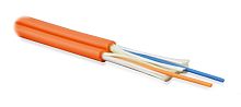 Hyperline FO-D2-IN-62-2-LSZH-OR Кабель волоконно-оптический 62.5/125 (OM1) многомодовый. 2 волокна. duplex. zip-cord. плотное буферное покрытие (tight buffer) 2.0 мм. для внутренней прокладки. LSZH. нг(А)-HF. –40 C – +70 C. оранжевый | код 235792 (0