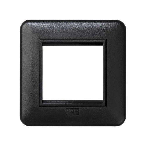 Рамка на 1 пост с суппортом цвета графит K45 Connect | код KR245-14 | Simon