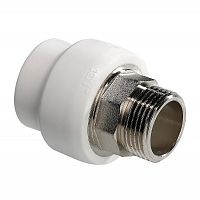 Соединитель PPR под ключ с переходом на нар. р. 75х2 1/2" | код. VTp.707.0.07510 | VALTEC