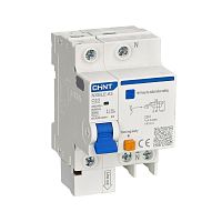 Выключатель автоматический дифференциального тока 2п (1P+N) C 6А 30мА тип AC 6кА NXBLE-63 (R) CHINT 819930