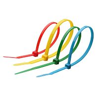 Стяжка нейлоновая КСС 4х150 (красная) (100шт.) (Fortisflex) | код 49423 | Fortisflex