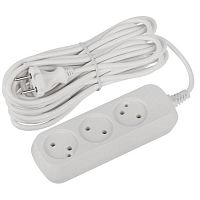 Удлинитель электрический UDL-10-370 Greenline 3 розетки без заземления 7м ПВС 2х1кв.мм Эра Б0065031