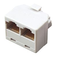 Rexant Компьютерный двойник RJ-45(8P-8C) (штекер - 2 гнезда) REXANT | код 03-0102 | REXANT