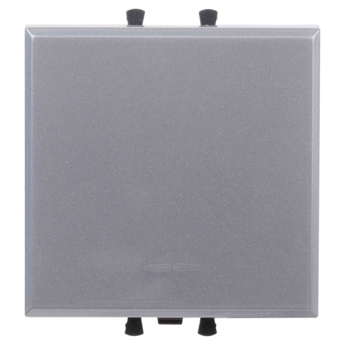 Инвертор одноклавишный модульный, Avanti, Закаленная сталь, 2 модуля | код 4404122 | DKC