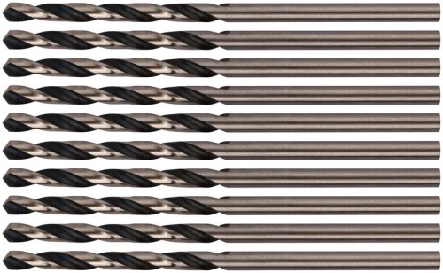 Сверла по металлу HSS черненые 2.5x57 мм (10 шт) | код 33525 | FIT фото 5 Сверла по металлу HSS черненые 2.5x57 мм (10 шт) | код 33525 | FIT фото 5