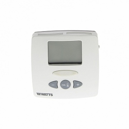 Термостат комнатный WFHT-LCD с дисплеем 5-30град 24В НО/НЗ (10021108) | код RQLAGK0G7049K5 | WATTS Industries
