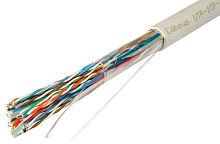Кабель витая пара UTP (U/UTP), категория 5, 25 пар (24 AWG), одножильный (solid), LSZH, нг(А)-HF | код UTP-25P-Cat.5-IN-LSZH | Cabeus