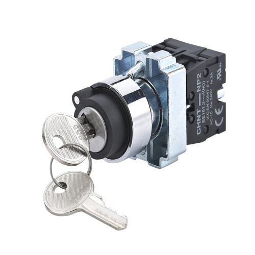 Переключатель NP2-BG25, 2 положения с фиксацией, 1НЗ +1НО IP40 (R)(CHINT) | код 573988 | CHINT