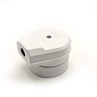 Разъем РШ-ВШ ОП 32А 250В 2P+PE кругл. бел. | код TKL-OVOP-2P+PE-C01 | TOKOV ELECTRIC