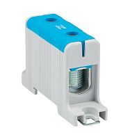 Проходная клемма с винтовым зажимом 95мм?, синий, plc-kvs-16-95-blue | код. plc-kvs-16-95-blue | EKF