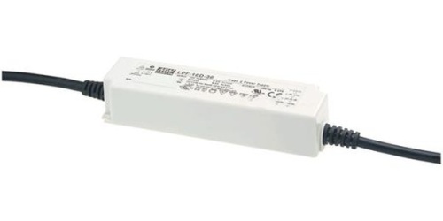 Источник питания AC-DC, 16Вт, вход 90…305В AC, 47…63Гц /127…431В DC, выход 42В/0.39А, ККМ, изоляция 3750В AC, в кожухе 148х40х32мм, -40…+70С, димминг | код LPF-16D-42 | MeanWell